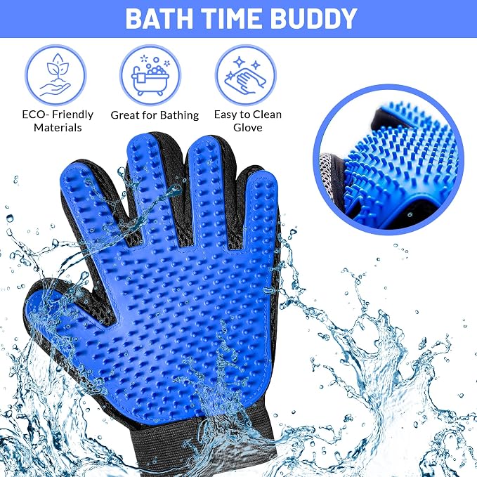 Upgrade Pet Grooming Gloves, Grooming Gloves - Image 4