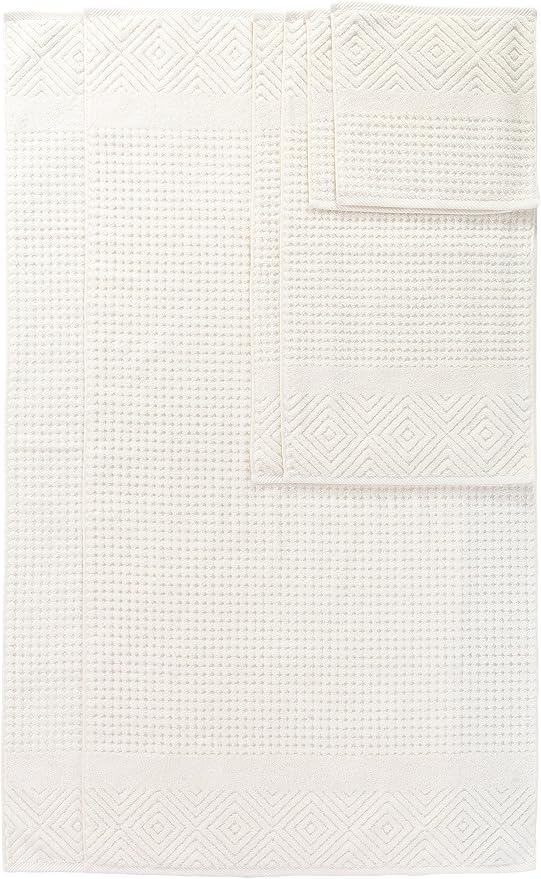 Texere 100% Organic Cotton Jacquard 650 GSM Premium Bath Towel Set - Image 6