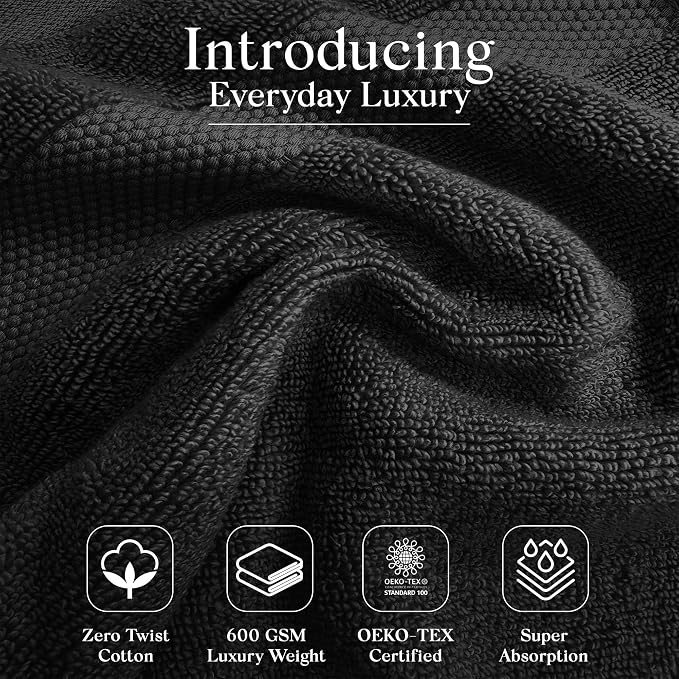 Premium Staple Cotton Bathroom Towel Set - Image 3