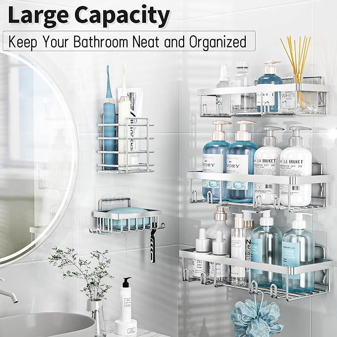 10 Pack Shower Caddy Organizer Rack Shelf - Image 6