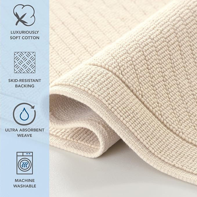 Arkwright 100% Cotton Bathroom Rug - Image 3