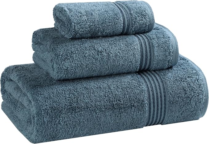 Superior Egyptian Cotton 3-Piece Towel Set, Basic Towels by SUPERIOR