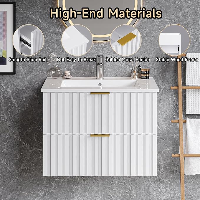 ONBRILL 24 Inch Bathroom Vanity - Image 5