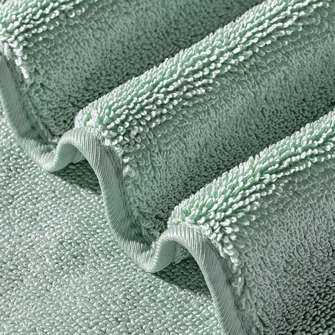 POLYTE Ring Spun Microfiber Oversize Quick Dry Lint Free Bath Towel, 60 x 30 in - Image 3