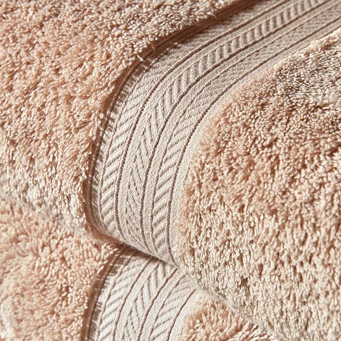 Christy Renaissance 4 Piece Beige Towel Set | 100% Egyptian Cotton | Luxury - Image 3