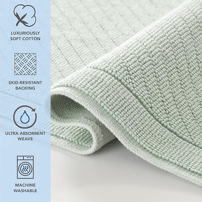 Arkwright 2 Piece 100% Cotton Bathroom Rug Set - Image 3