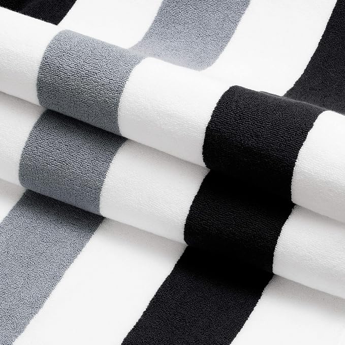 Laguna Beach Textile Co. Striped Cabana Oversized Beach Towel - Image 6