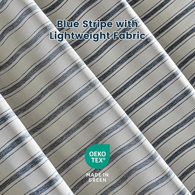 SLEEP ZONE Shower Curtain Liner, Waffle Shower Curtains - Image 3