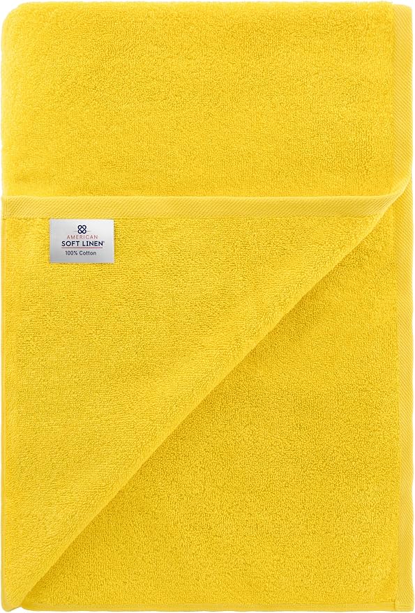 American Soft Linen Oversized Bath Sheet 40x80 Extra Large - Image 6