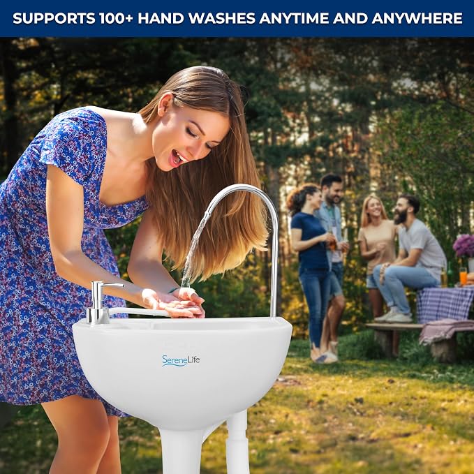 SereneLife Portable Camping Sink - Image 2