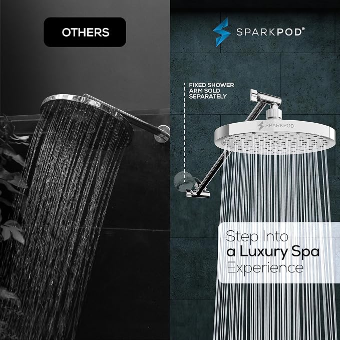 SparkPod Round Rain Shower Head - Image 2