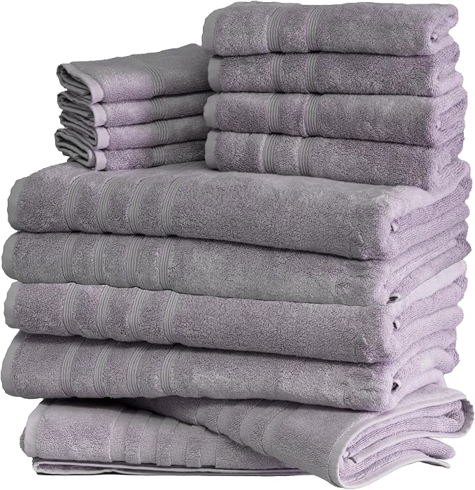 Mosobam Luxury Turkish 14pc XL Deluxe Bath Bundle Body Hand Face Towel and Mat by Mosobam