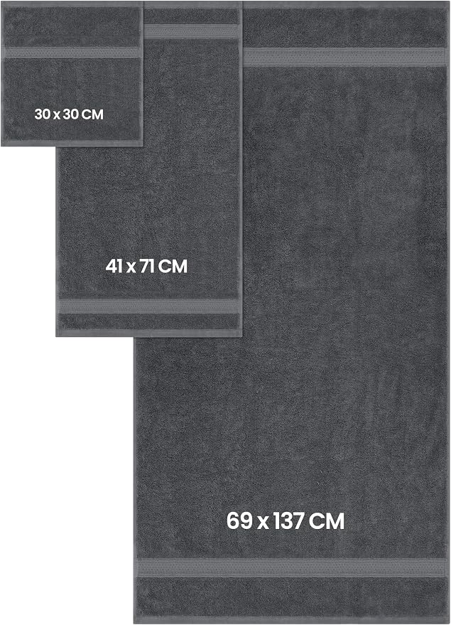 Utopia Towels Set, 16 Bath Towels, 16 Hand Towels, and 32 Washcloths, 600 GSM - Image 2