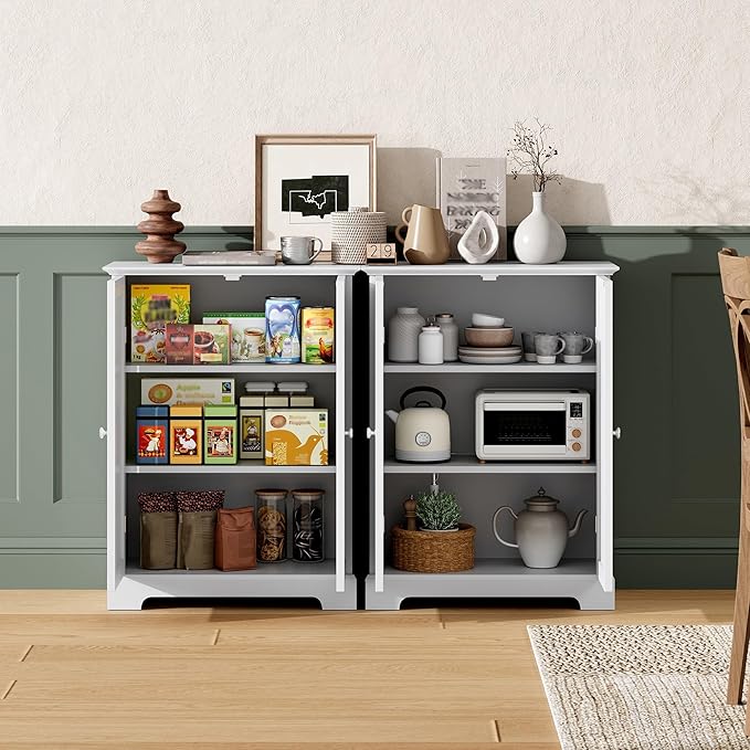 ChooChoo Bathroom Floor Cabinet, Modern Bathroom Storage Cabinet - Image 6