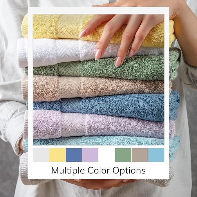 TEXTILOM Turkish Hand Towels for Bathroom – Hotel and Spa Quality & Soft & - Image 5