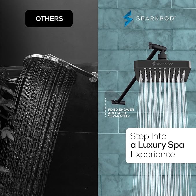 SparkPod Square Rain Shower Head - Image 2