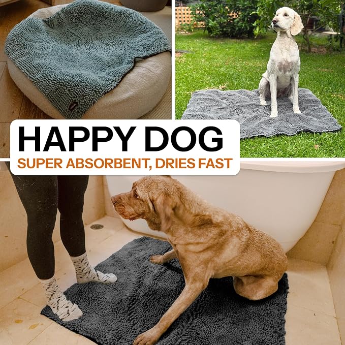 Throw Down Towel for Drying Dogs, Ultra Absorbent Microfiber, Quick-Drying - Image 2