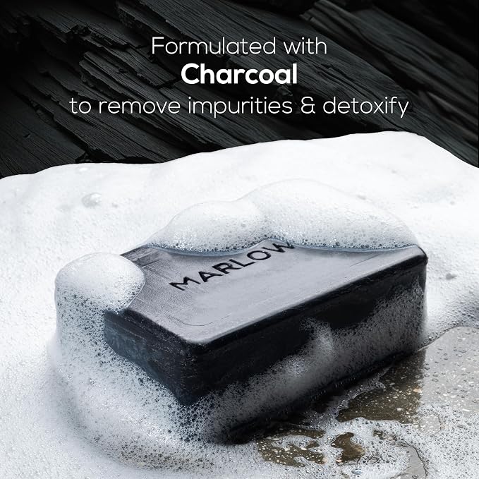 MARLOWE. No. 106 Charcoal Soap 7 oz Body Bar Soap - Image 3
