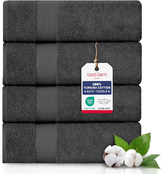 TEXTILOM Bath Towel Set – Hotel and Spa Quality & Soft & Absorbent & Quick Dry by Textilom