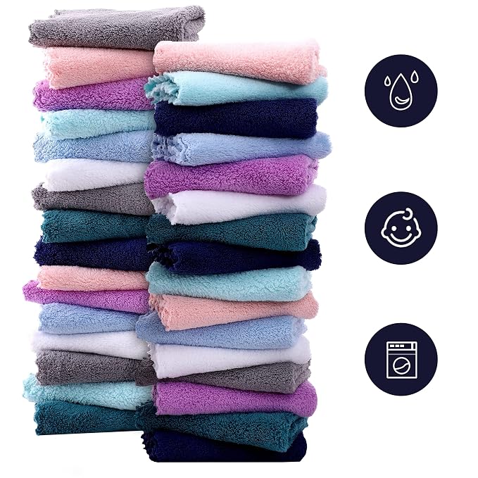 32 Pack Baby Washcloths - Image 5