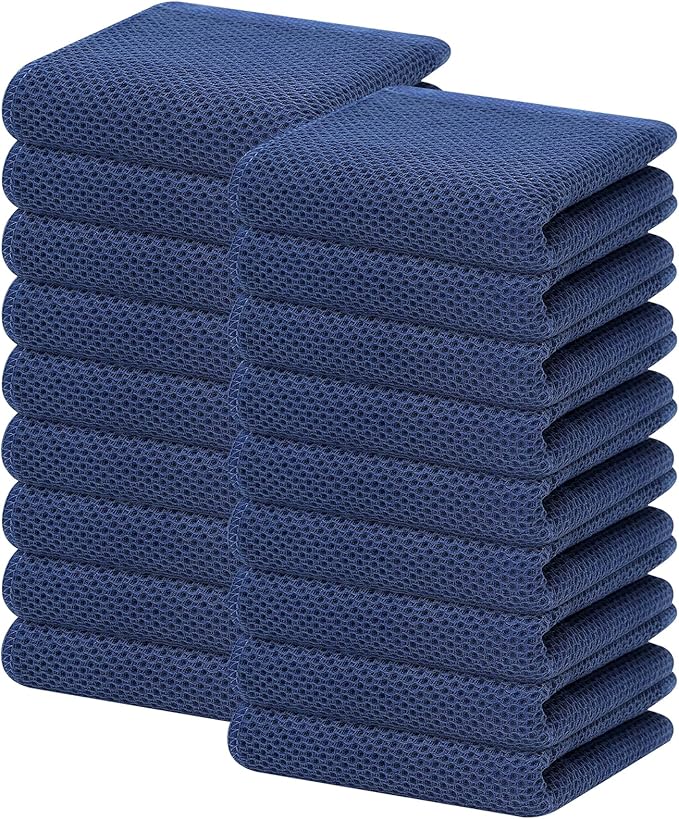Homaxy 100% Cotton Waffle Weave Kitchen Dish Towels, Ultra Soft Absorbent Quick by Homaxy
