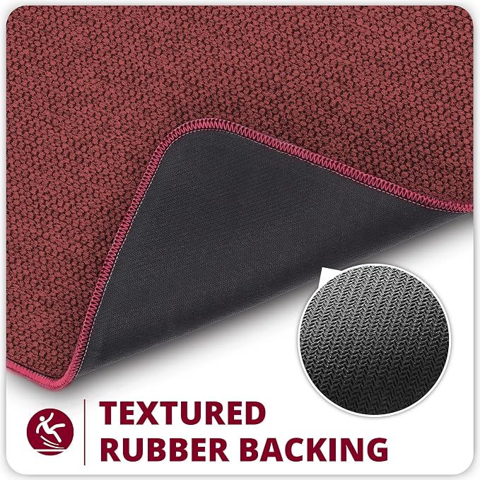 Christmas Bath Mat, Ultra Thin Bathroom Runner Rugs, Large Bath Mats - Image 4