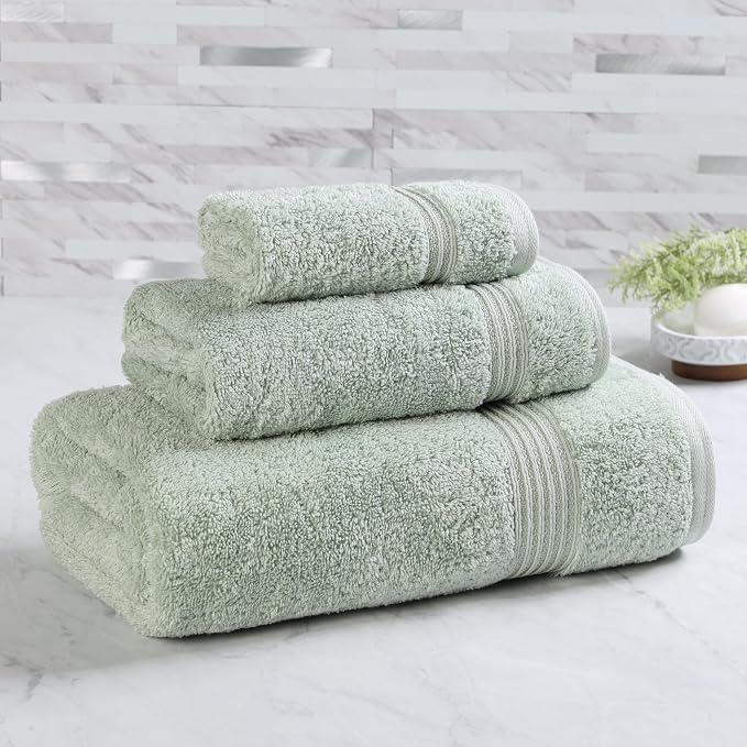Superior Egyptian Cotton 3-Piece Towel Set, Basic Towels - Image 2