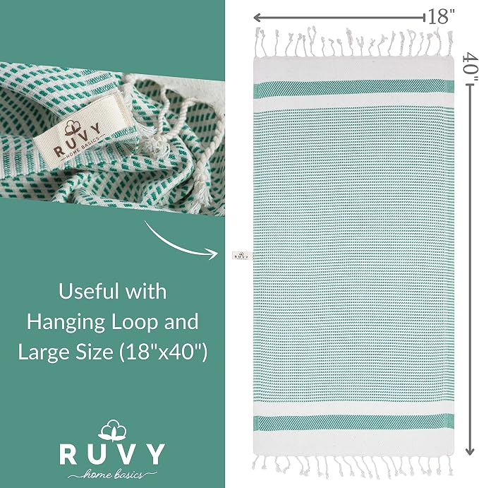 Ruvy Home Basics Turkish Hand Towels - Image 3