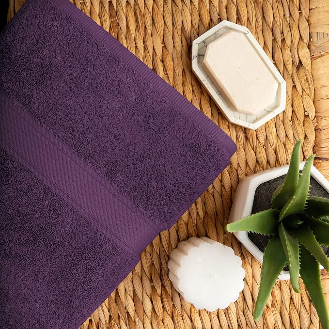 Superior Egyptian Cotton Pile 10 Piece Towel Set, Includes 2 Bath, 4 Hand - Image 6