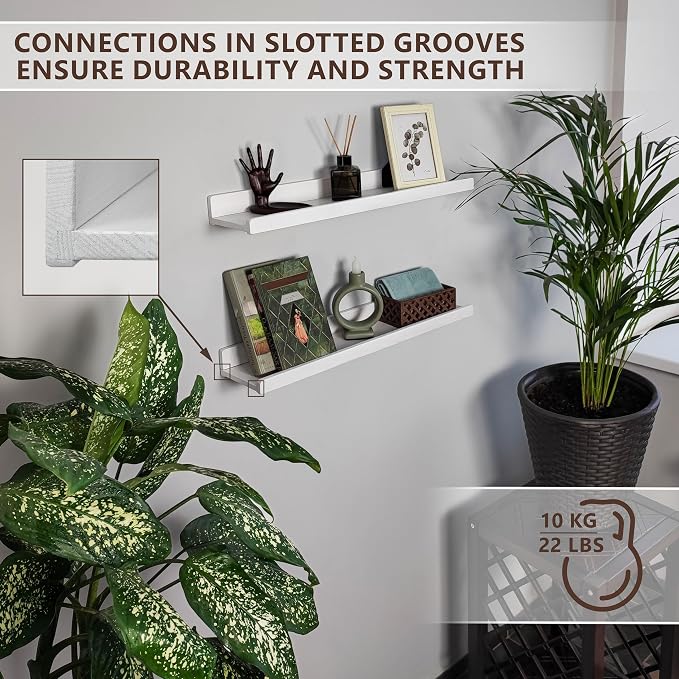 Floating Shelves for Wall 24 inch, Waterproof, Wall Storage Shelves - Image 3
