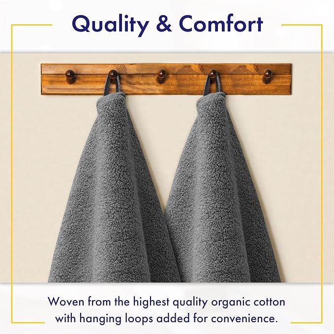 100% Organic Zero-Twist Cotton Towels - Image 4