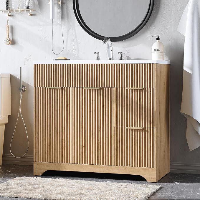LINLUX 37“ Bathroom Vanity - Image 8