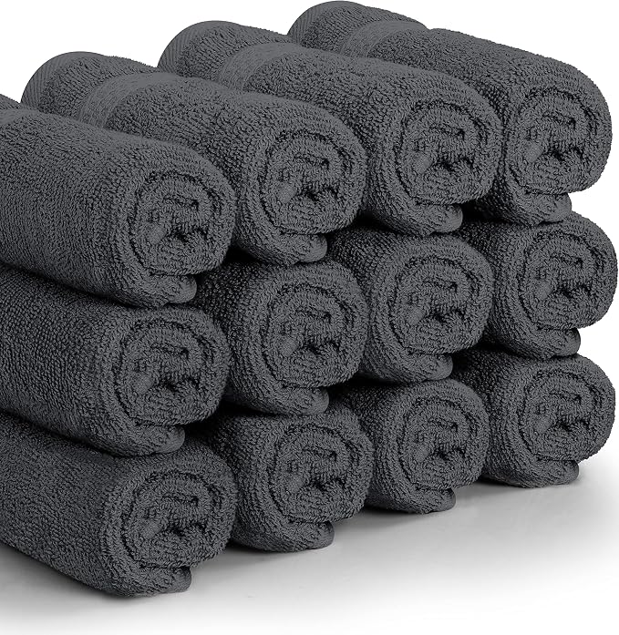 Utopia Towels 12 Pack Premium Wash Cloths Set, 12 by 12 Inches, 100% Cotton - Image 6