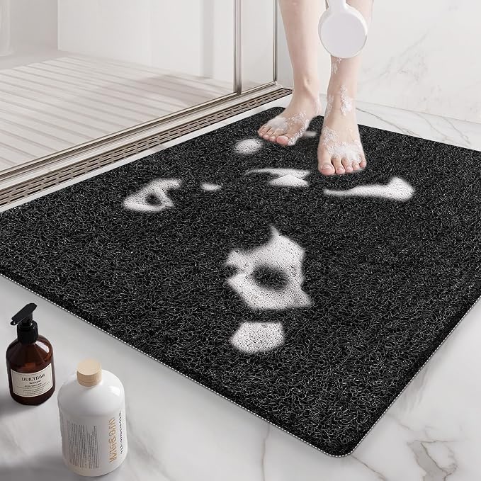 Mecko Square Non-Slip Shower Mats by Mecko