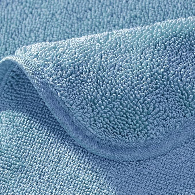 POLYTE Ring Spun Microfiber Oversize Quick Dry Lint Free Bath Towel, 60 x 30 in - Image 4