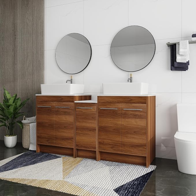60 Inch Bathroom Vanity with Sink, Mordern Bathroom Vanity, Single Sink by ARTCHIRLY