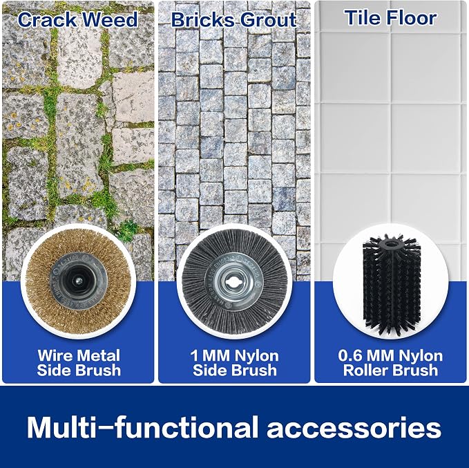 Electric Grout Cleaner Machine | Lightweight Machine Safely Cleans Grout - Image 2