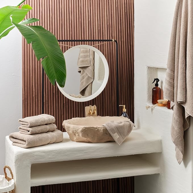 SOFE H&L | Olea Luxury Turkish Cotton Bath Towels Set of 3 : 1 Bath Towel - Image 2