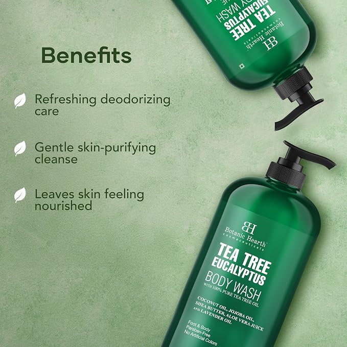 Botanic Hearth Eucalyptus & Tea Tree Body Wash – Refreshing & Invigorating - Image 7
