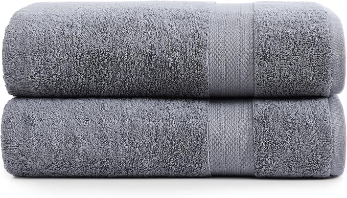 LANE LINEN Jumbo Size Bath Sheets 2 Piece, 35 by 66 Inch by LaneLinen