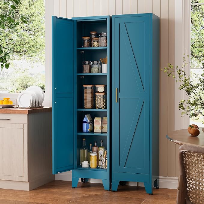 Narrow Bthroom Storage Cabinet Tall Metal Storage Cbinets - Image 7