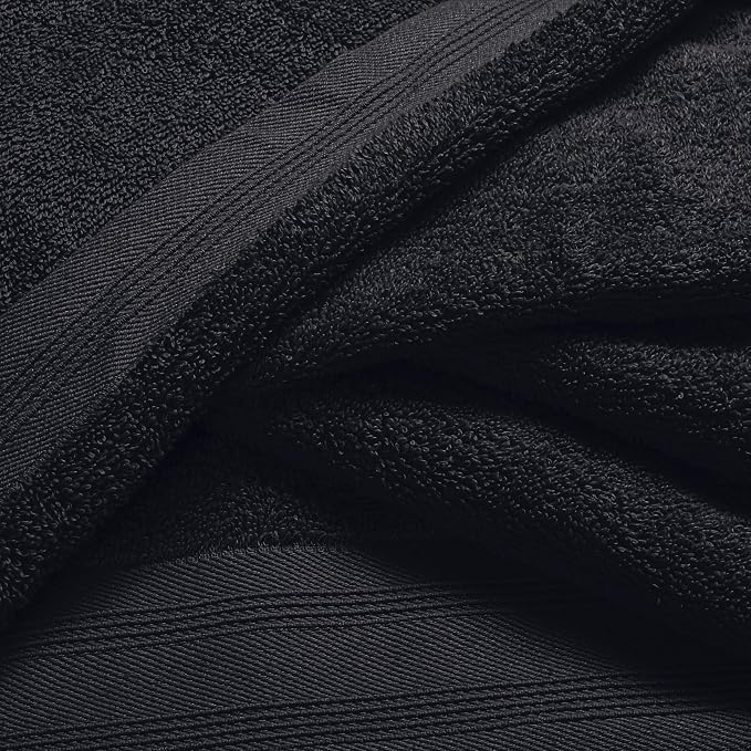 Cotton 2 Pack Oversized Bath Towel Set 28x55 inches, Large Bath Towels - Image 2