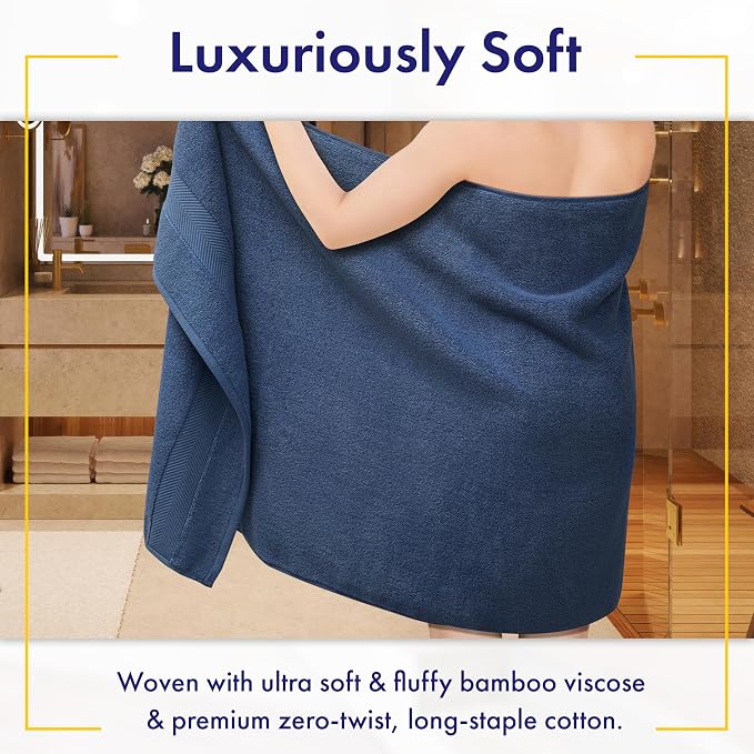 Ultra Soft & Plush Viscose from Bamboo Bath Sheets - Image 2