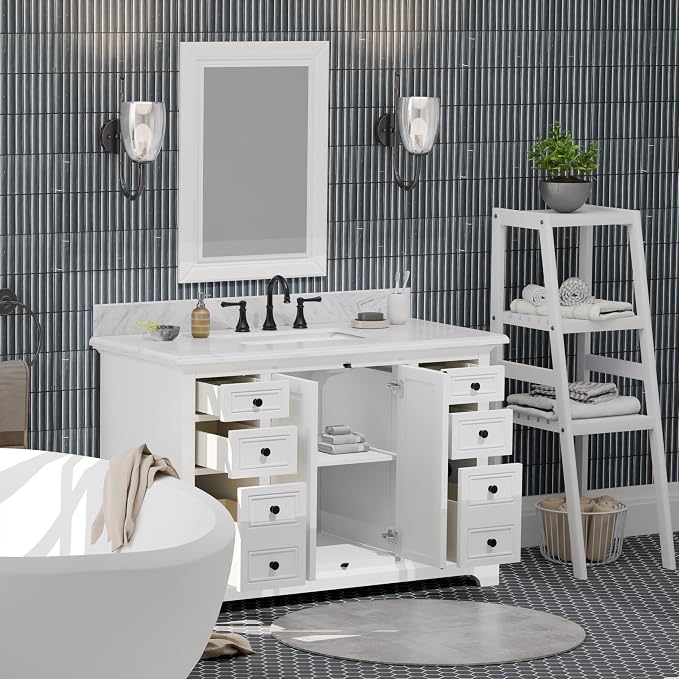 TILE & TOP Icon 48" Single Bathroom Vanity - Image 6