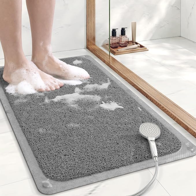 Mecko Non-Slip Shower Mat, Anti-Slip Bath Mat by Mecko