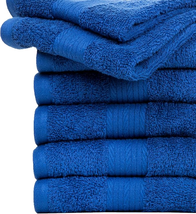 Ample Decor Wash Cloths, 600 GSM 100% Cotton Soft Absorbent Ideal - Image 4