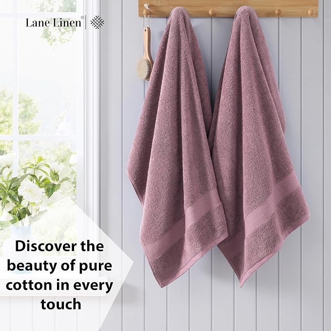 LANE LINEN 100% Ring Spun Cotton Bath Sheets - Image 3