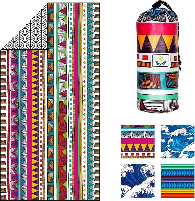 4Monster Microfiber Beach Towel Quick Dry, Super Absorbent Lightweight Travel by 4Monster
