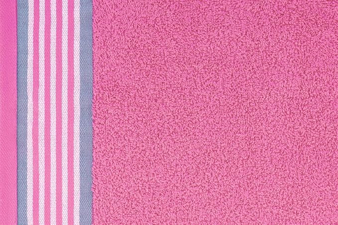 CASA COPENHAGEN He & She 2 Pieces Large Bath Sheet Set- Dusty Blue + Pink - Image 7