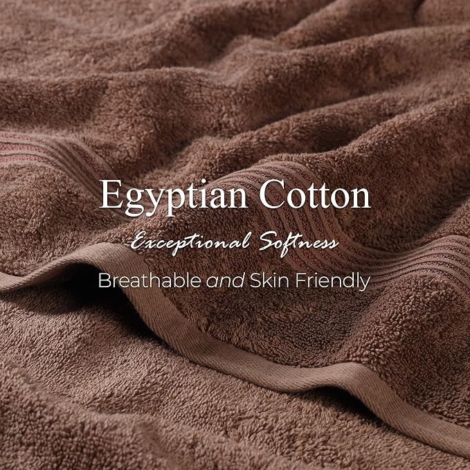 Superior Egyptian Cotton Bath Towel Set, Home Bathroom Towels, Guest Bath - Image 5